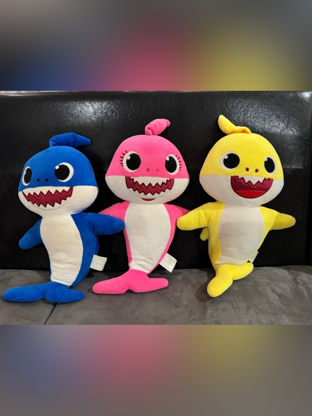 Daddy, Mommy, Baby Shark Family Set Stuffed Plushies Bundle Lot